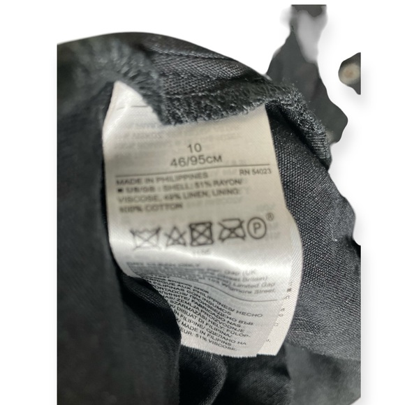 BANANA republic EUC black farmers market dress 10 - Picture 7 of 8